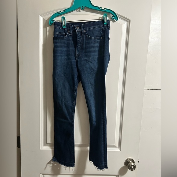 VERONICA BEARD Womens Jeans Carly “11 Kick Flare In Midnight Stretch Size 24 - Picture 5 of 8